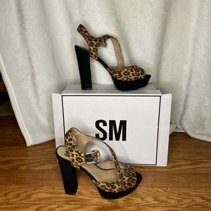 Leopard Sandal Heels